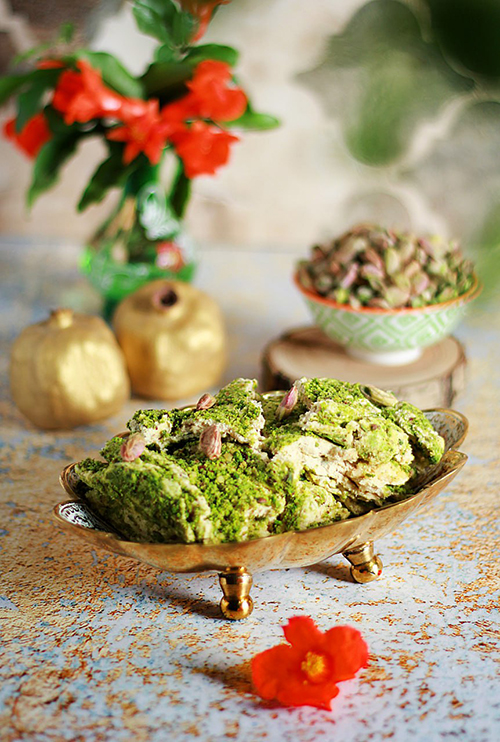 حلوا پسته