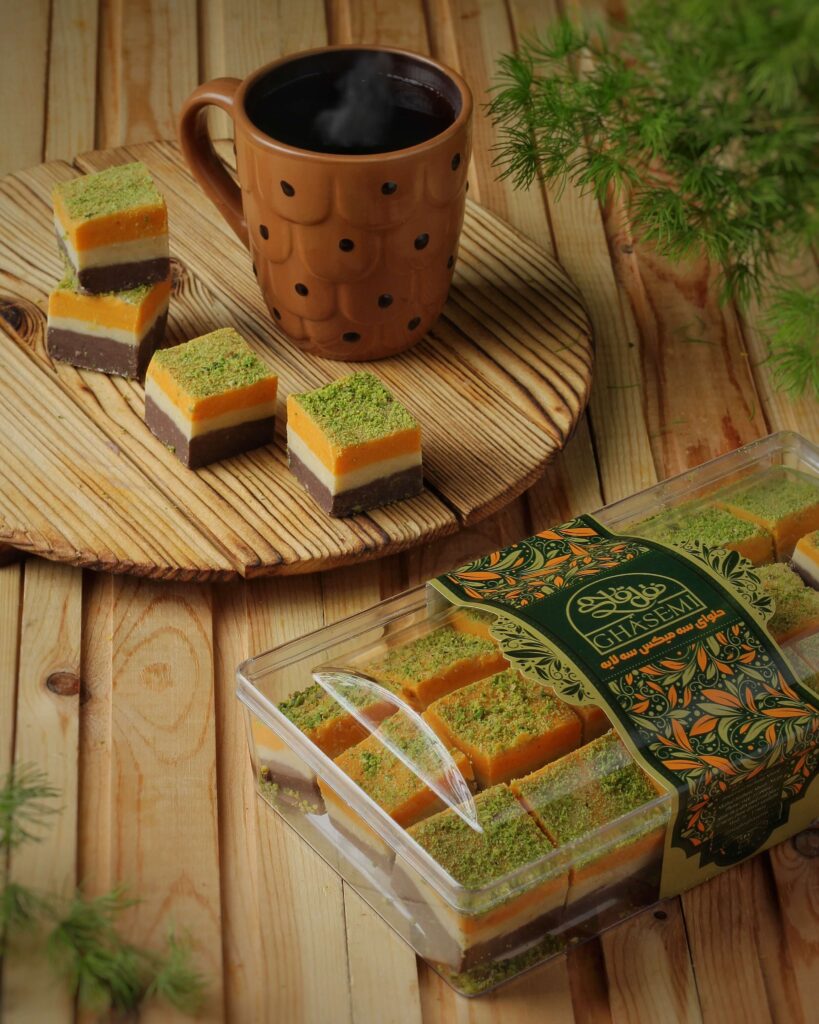 حلوای سه لایه